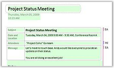 Иллюстрация: Microsoft Office OneNote Home and Student 2010