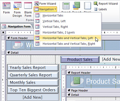 Иллюстрация: Microsoft Office Access 2010