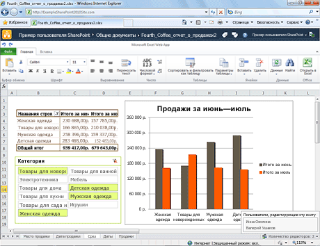 Иллюстрация: Microsoft Office Excel 2010