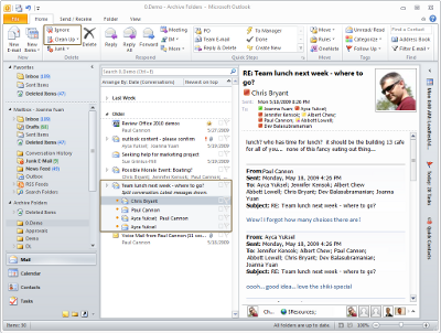 Иллюстрация: Microsoft Office Outlook 2010